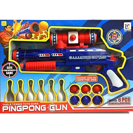 Ping Pong Pop Gun Amazon Co Uk Toys Games