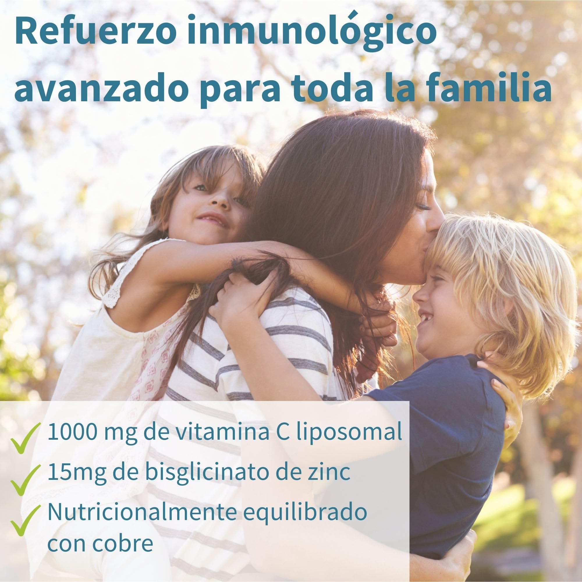 Complejo de Vitamina C Liposomal 1000mg con Zinc, Cobre y Selenio, Formato Líquido, Refuerzo Inmunológico para Adultos y Niños, Sabor a Cítricos y Vainilla, 30 Dosis de Igennus