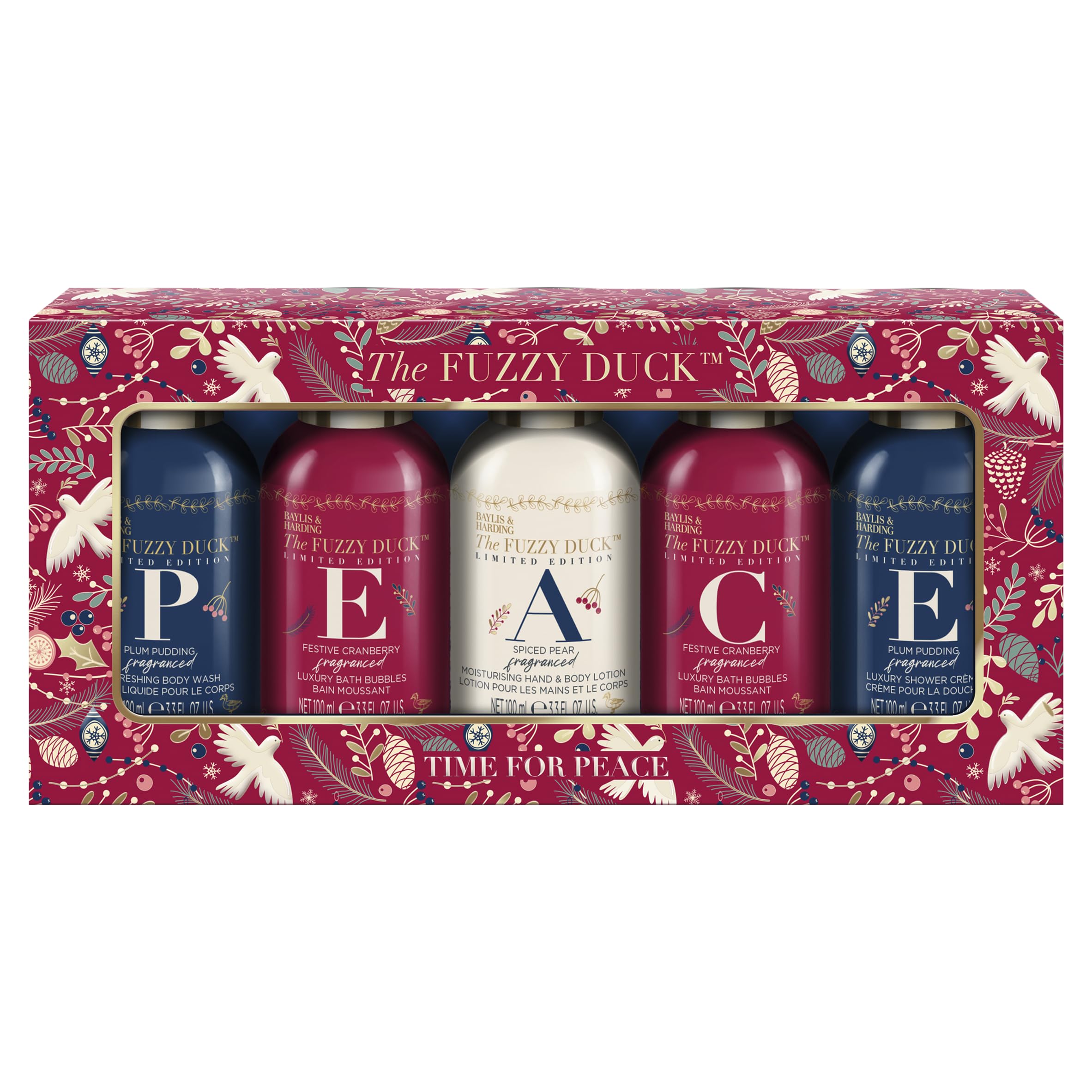 Baylis & Harding The Fuzzy Duck Winter Wonderland Time For Peace Gift Set - Vegan Friendly (Pack of 1)