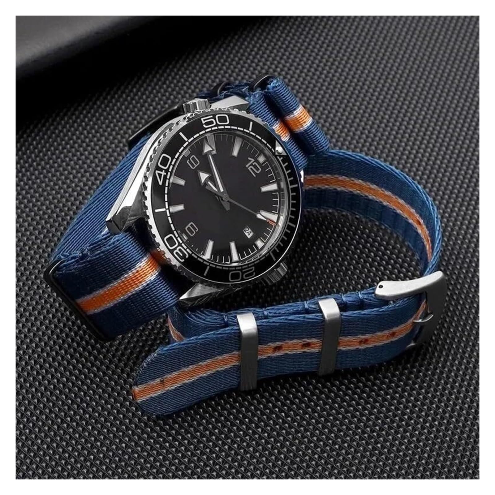 Remplacement du bracelet de la montre intelligente Bracelet en toile de Nylon for hommes, 18/20/22/24mm, universel, respirant, Durable, remplaçable