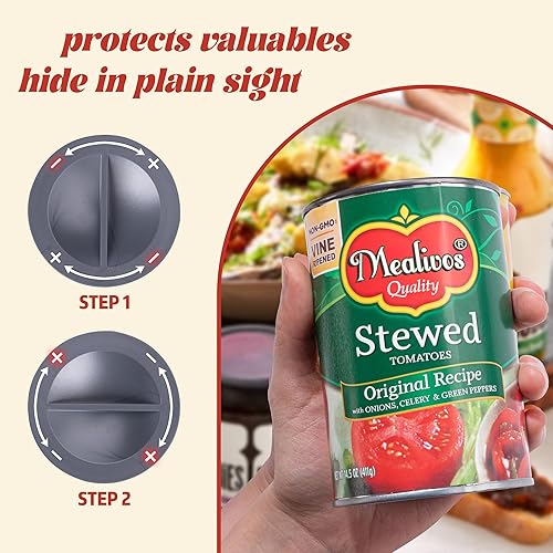 Miniatura 25 de Caja fuerte para desviación de latas, perfecta para ocultar llaves de almacenamiento, efectivo, joyas, tarjetas (1 fruta mixta)