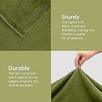 Vista 319 de Utopia Bedding - Manta de vellón de lujo, mullida, antiestática; manta de suave microfibra de 8.8 oz/yd² (300 g/m²) para cama; tamaño individual