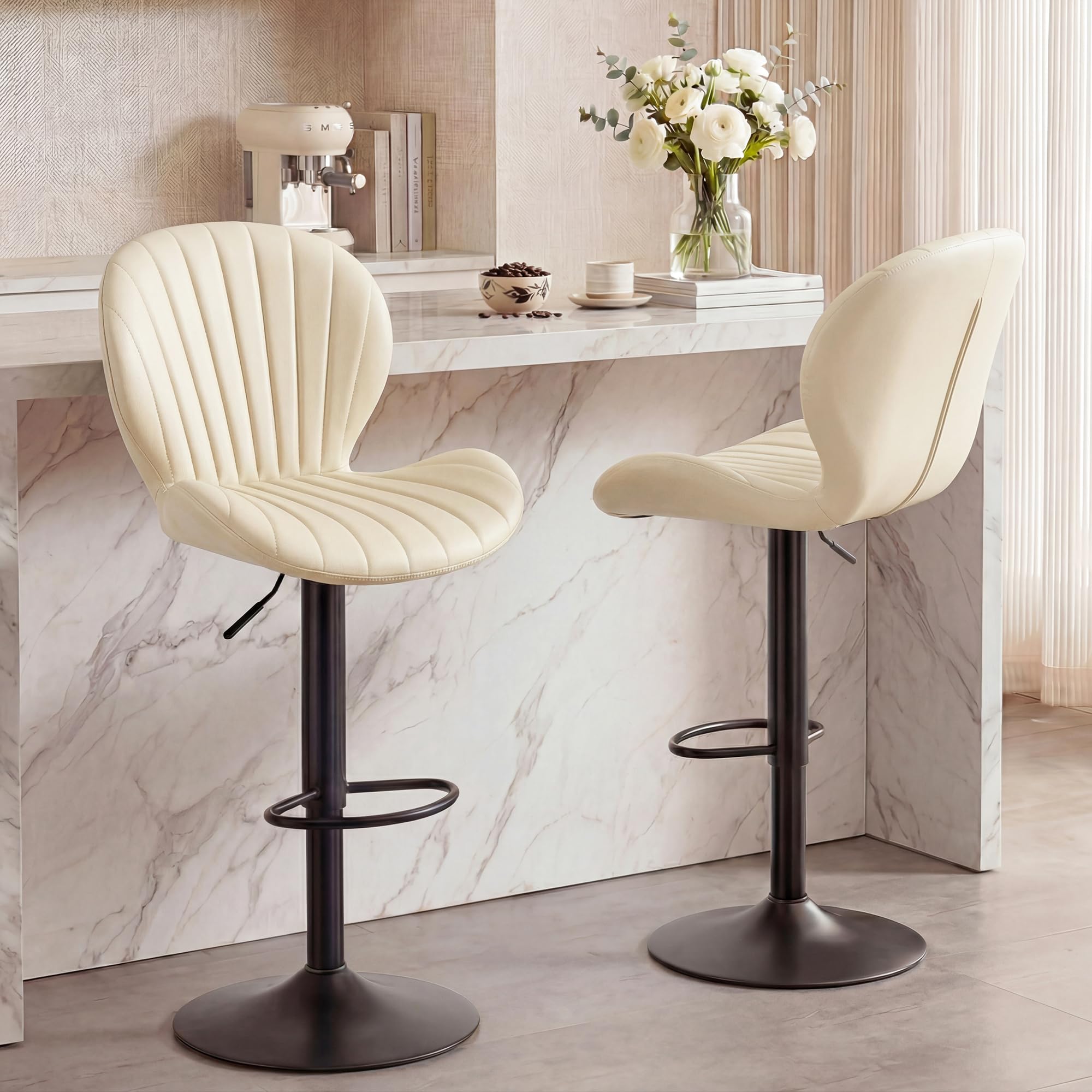 GRUSIGN Bar Stools Set of 2