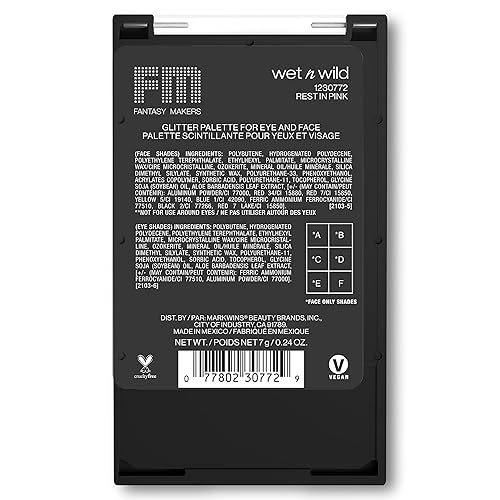 Miniatura 5 de Wet n Wild Fantasy Makers - Paleta de sombras de ojos con purpurina para Halloween, color rosa
