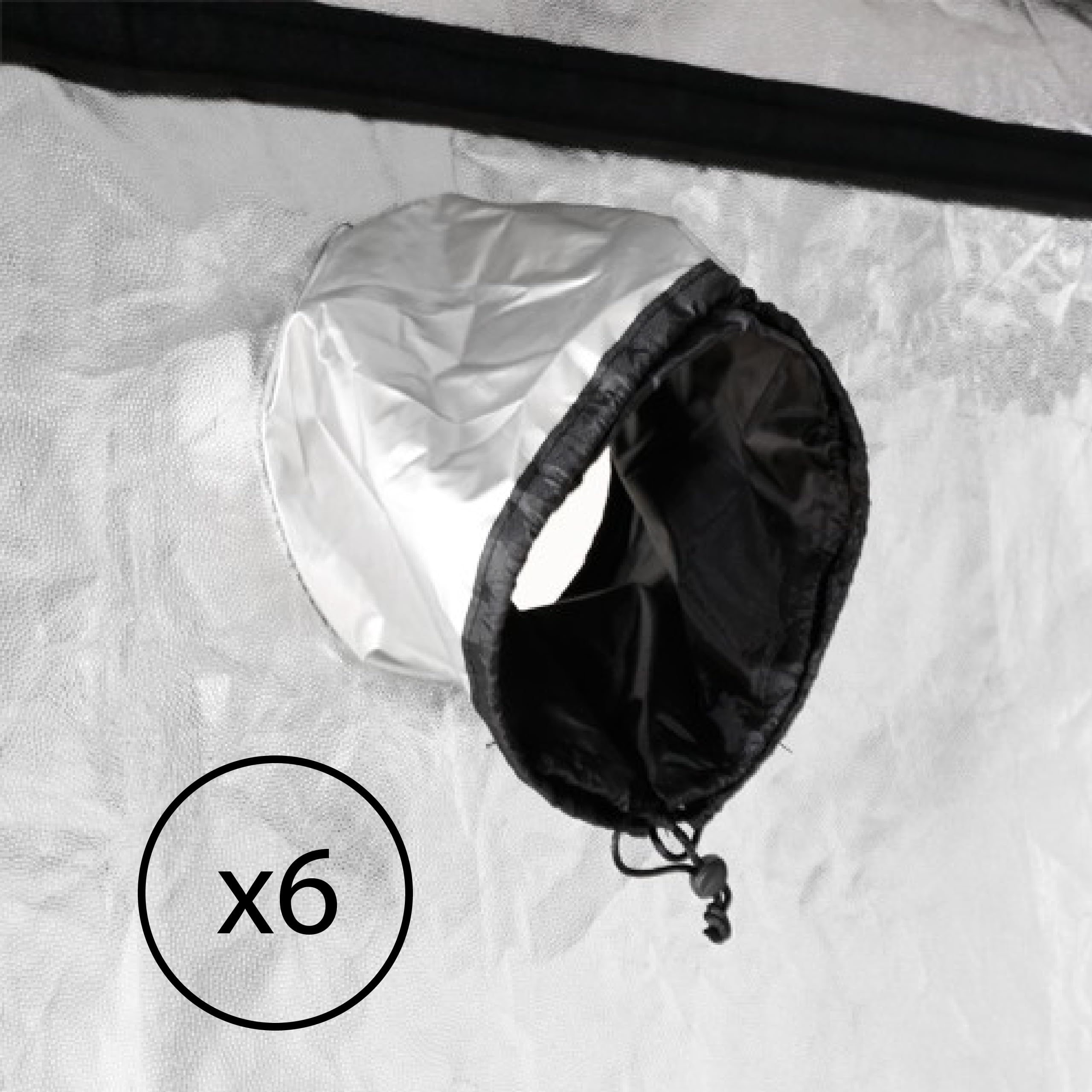 Armario de Cultivo Interior - Paredes Reflectantes 99% Mylar - Invernadero para Plantas - Impermeable y Desmontable - Tejido Nylon Resistente… (Negro, 60 cm X 60 cm X 140 cm)