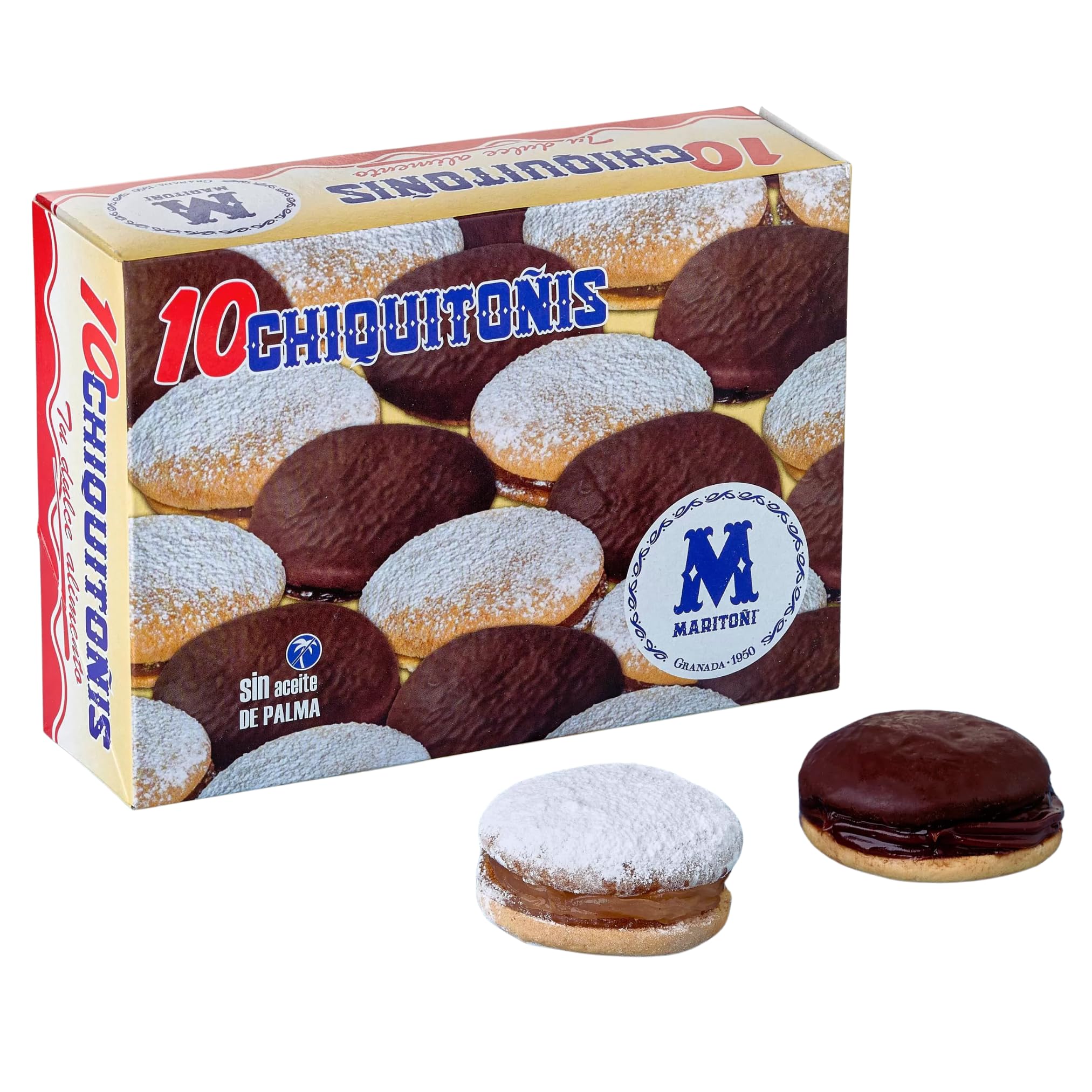Surtido Mini Dulces de Bizcocho y Cacao · MARITOÑI Receta de Granada · Caja Surtida 40 Uds · Eventos y Cumpleaños