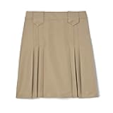 Girls' Front Pleated Skirt with Tabs