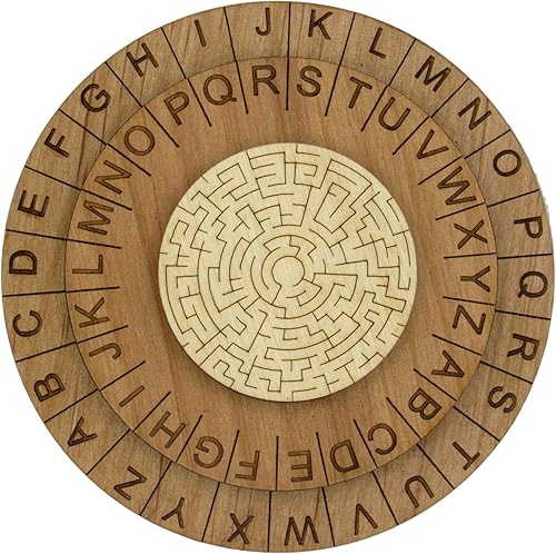 Miniatura 4 de Paquete de accesorios para sala de escape disco decodificador de cifrado Pigpen y Laberinto