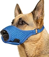 Vista 10 de LUCKYPAW Bozal Suave para Perros de Tamaño Mediano a Grande Beagle Labrador Pastor Alemán, Bozal para Perros para Evitar Mordeduras y Masticaciones