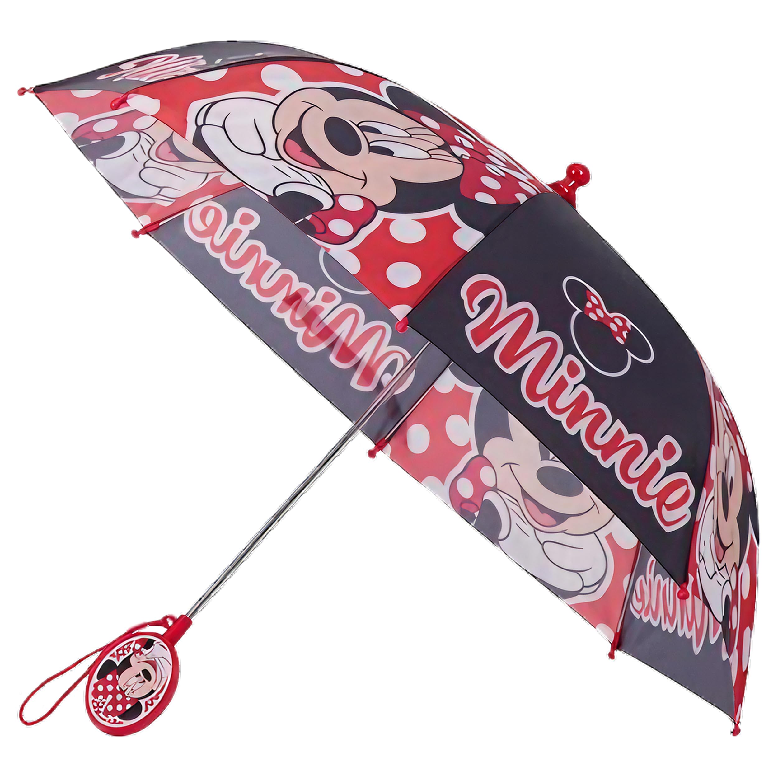 Disney Kids Umbrella Frozen Princess Minnie Mouse Toddler and Little Girl Rain Wear for Ages 3-6
