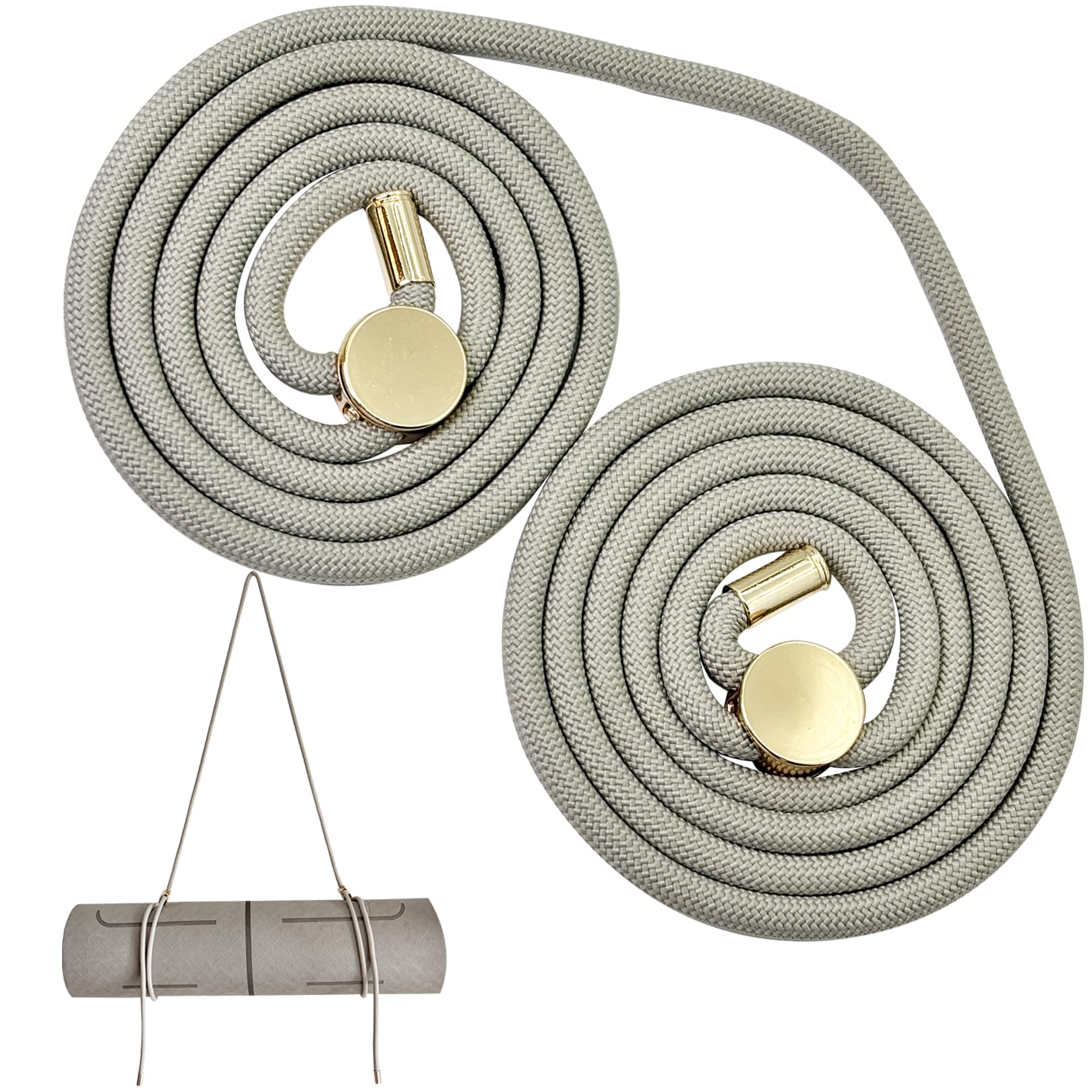 DAOSUN Yoga Mat Strap - 8MM Adjustable Paracord Carrier for Carrying Yoga Mats, Camping Pads & Blankets (Strap Only)