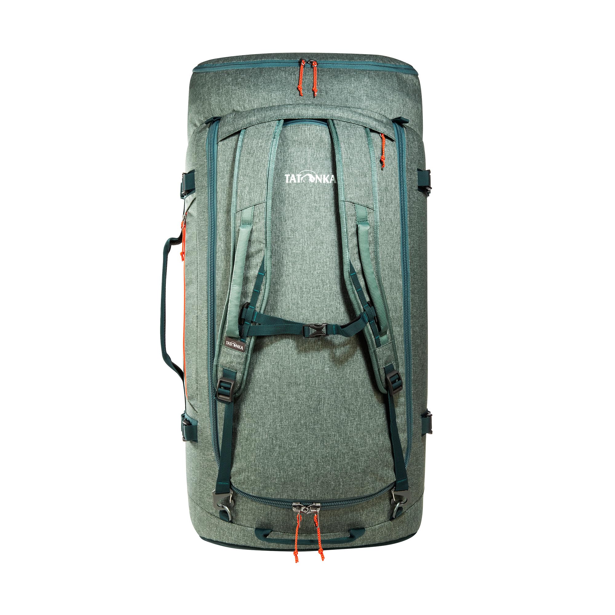 Tatonka Trolley Duffle Roller - Faltbare Reisetasche mit Rollen und Rucksackfunktion - In eigener Deckeltasche verstaubar
