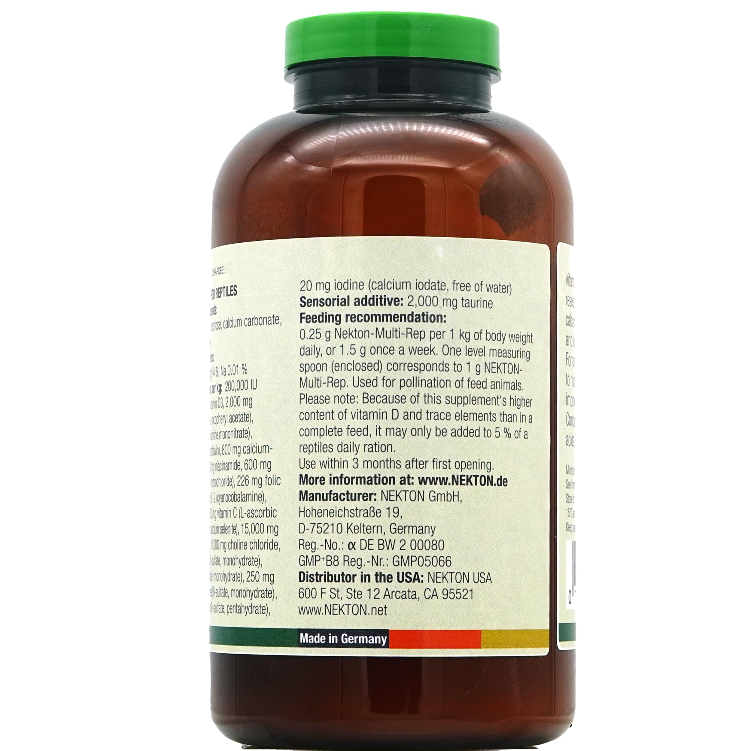 Nekton Multi-Rep, 1er Pack (1 x 700 g) Vitamin- und Mineralstoffpräparat für Reptilien