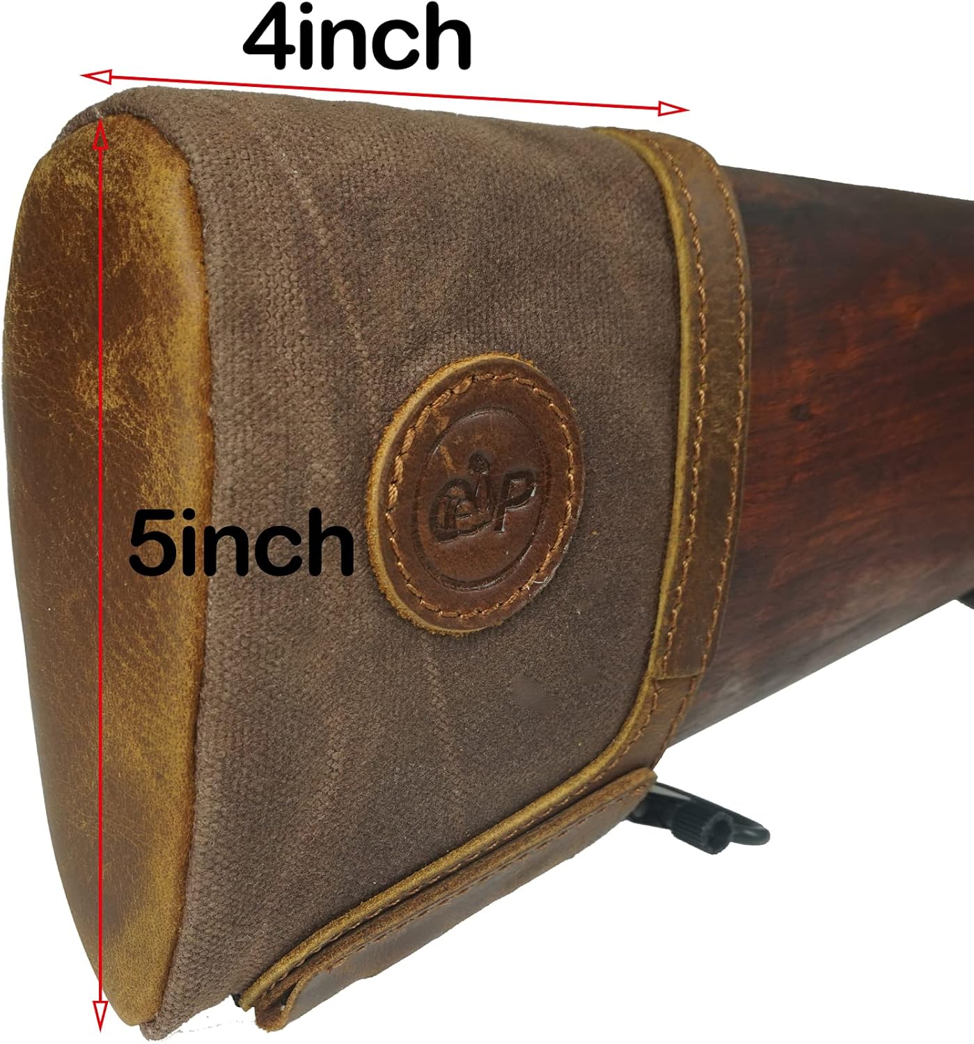 WAYNE'S DOG Genuine Leather Slip On Recoil Pad Buttstock Extension for Shotguns Rifles Hunting Shooting : Sports & Outdoors