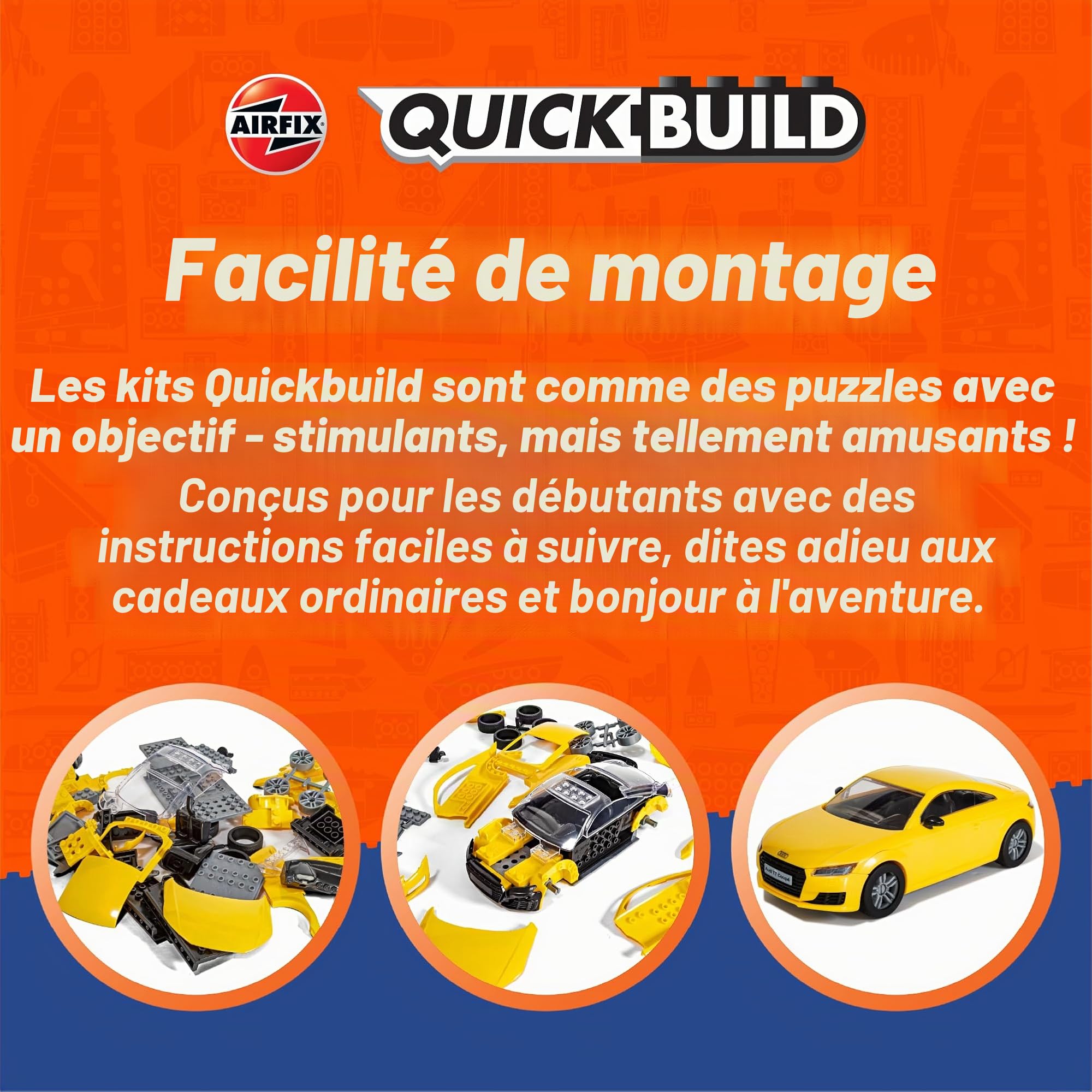 Airfix QUICKBUILD VW Combi Bleu