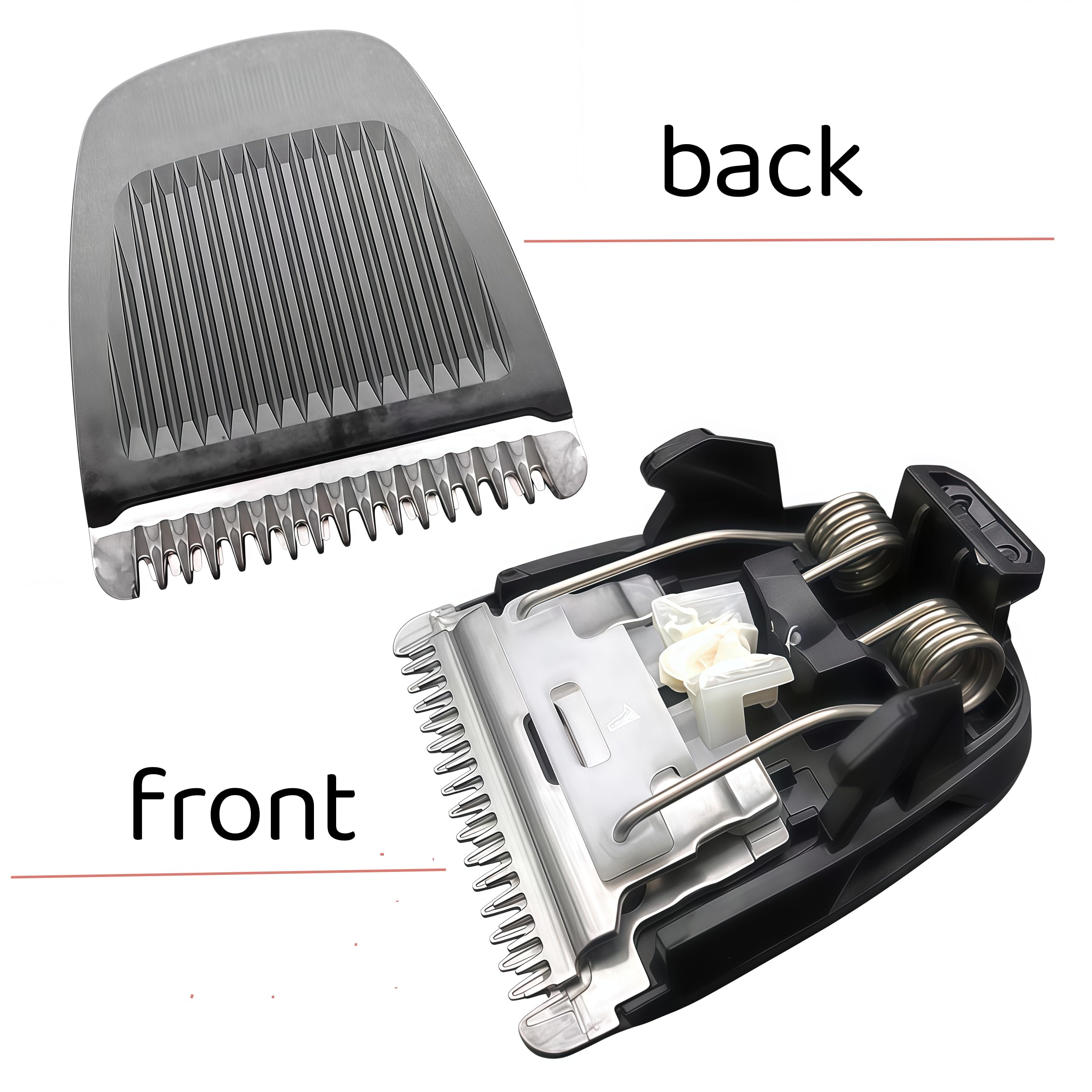Lame di ricambio adatte per tagliacapelli elettrico Philips della serie MG/BT, compresi i modelli come BT1208, BT3216, BT5552, MG3720, MG3760 e MG7710.