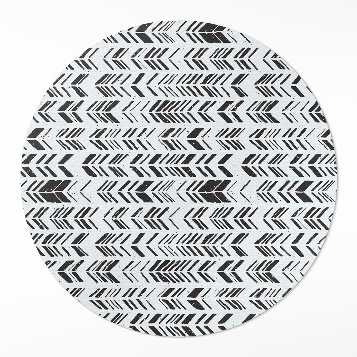 Tapis de sol rond en vinyle résistant pour protéger le parquet des rayures de chaises