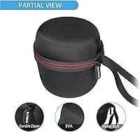 Vista 2 de LTGEM - Funda compatible con Ultimate Ears WONDERBOOM 4 / Play / 3/2 altavoz portátil impermeable, color negro