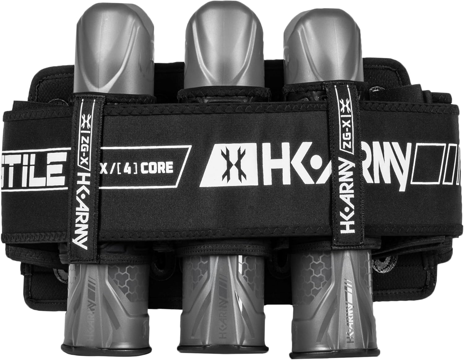 HK Army Zero-GX Paintball Harness with Adjustable Strap (Stealth, 3+2+4)