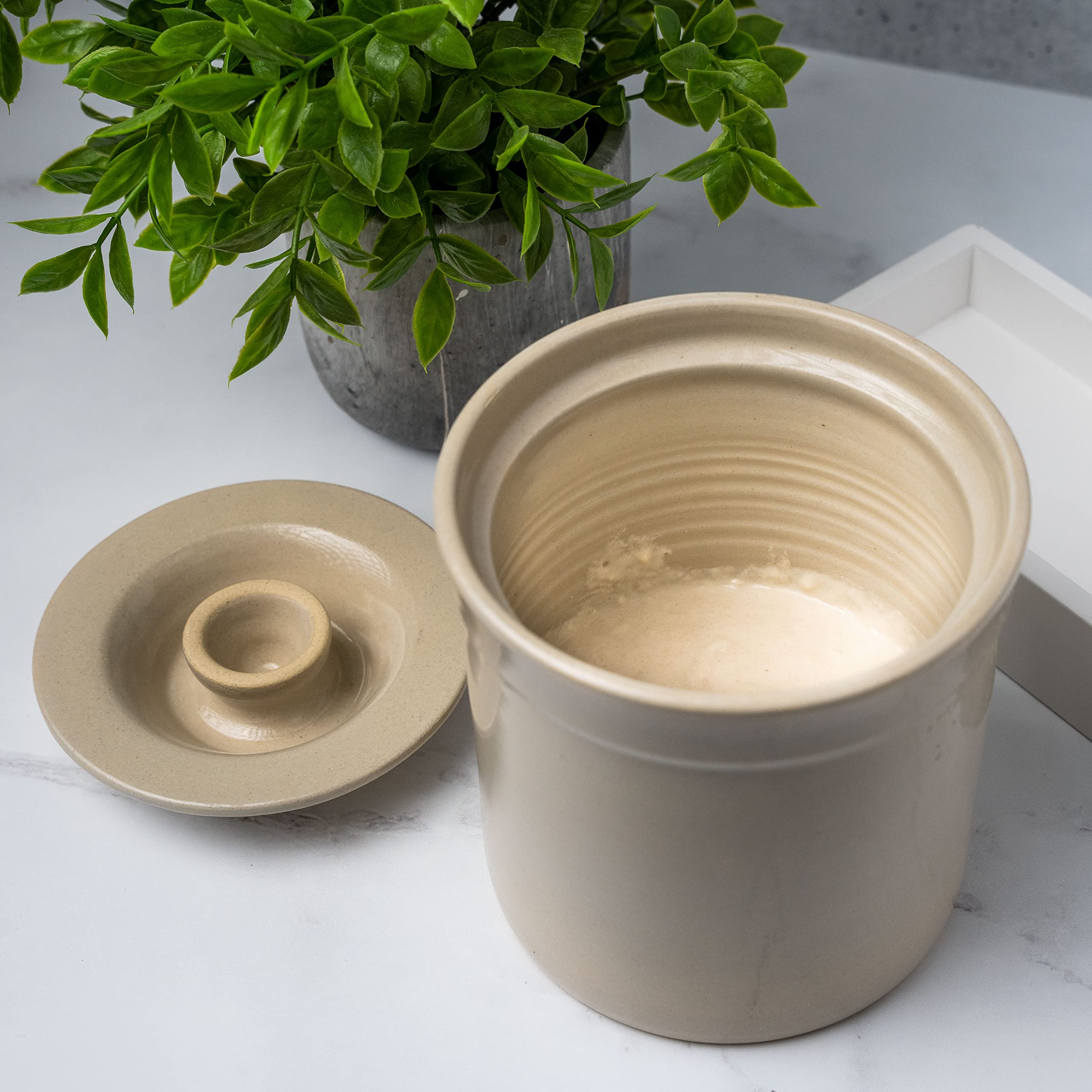 Humble House Sauerteig-Starter-Set Sauerkrock Open Heritage (3,75 Liter)