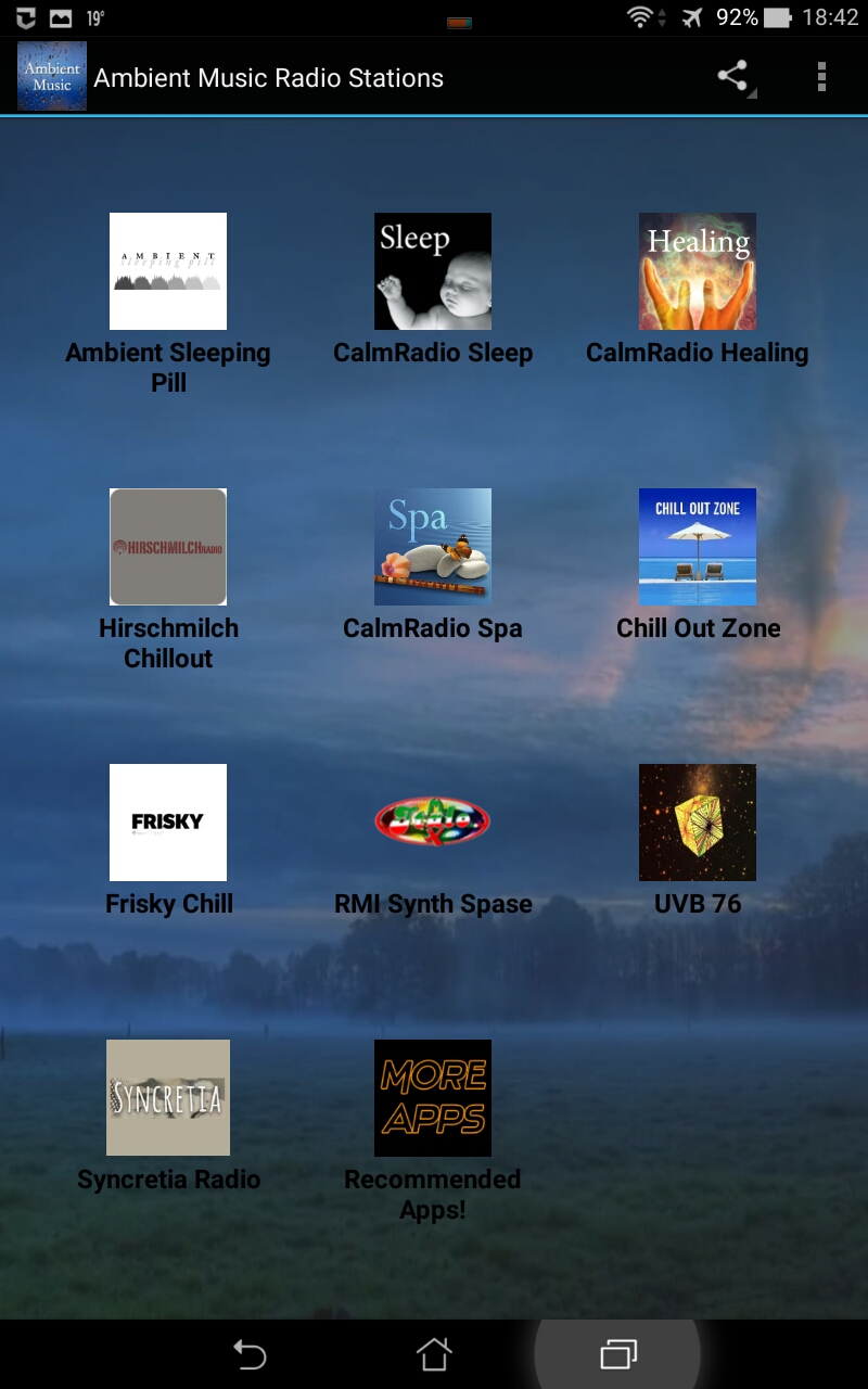 Ambient Music Radio Stations - App on Amazon Appstore