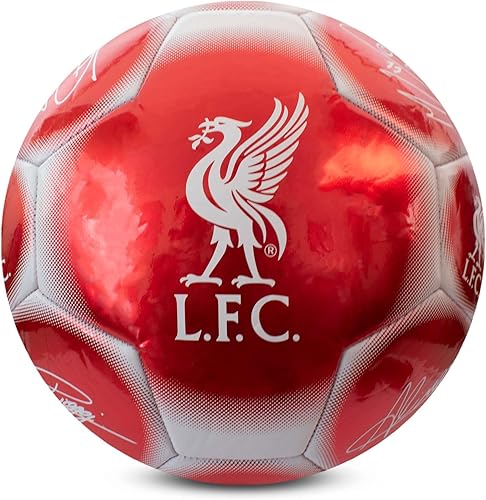 Hy-Pro Balón de fútbol clásico con licencia oficial, metálico, talla 5, entrenamiento, partido, mercancía, coleccionable para niños y adultos