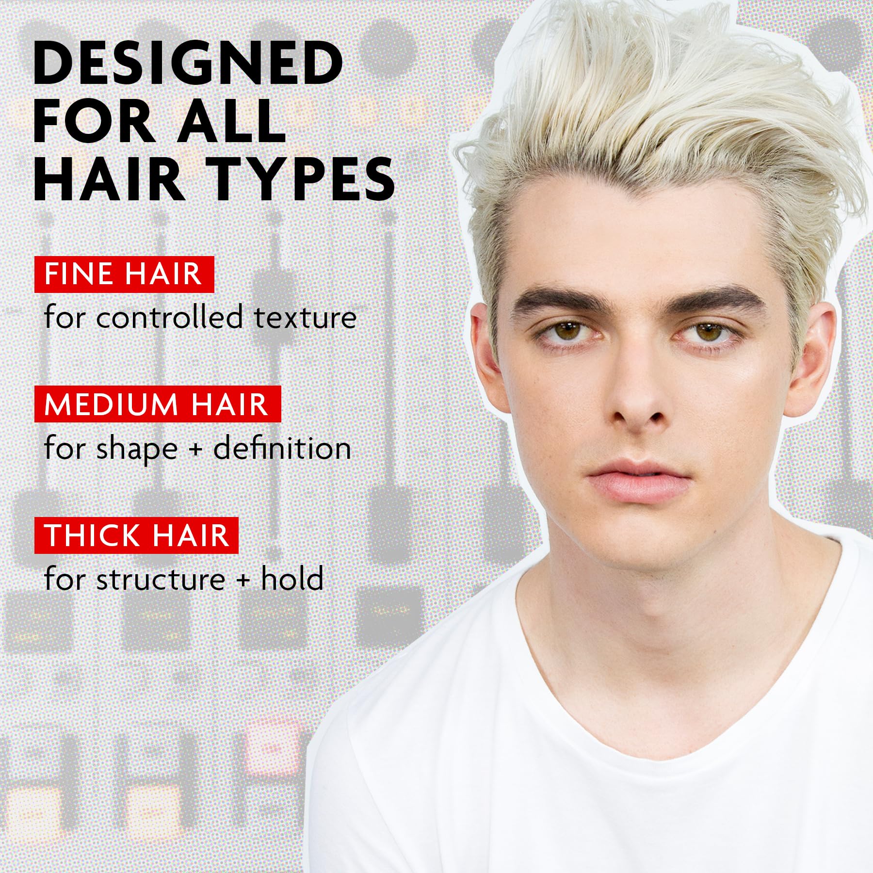 RCo Control Flexible Paste Strong Hold 2.2 Oz | Texturizing Curl Defining Lightweight Matte Finish Styling Paste for All Hair Types product thumbnail 6