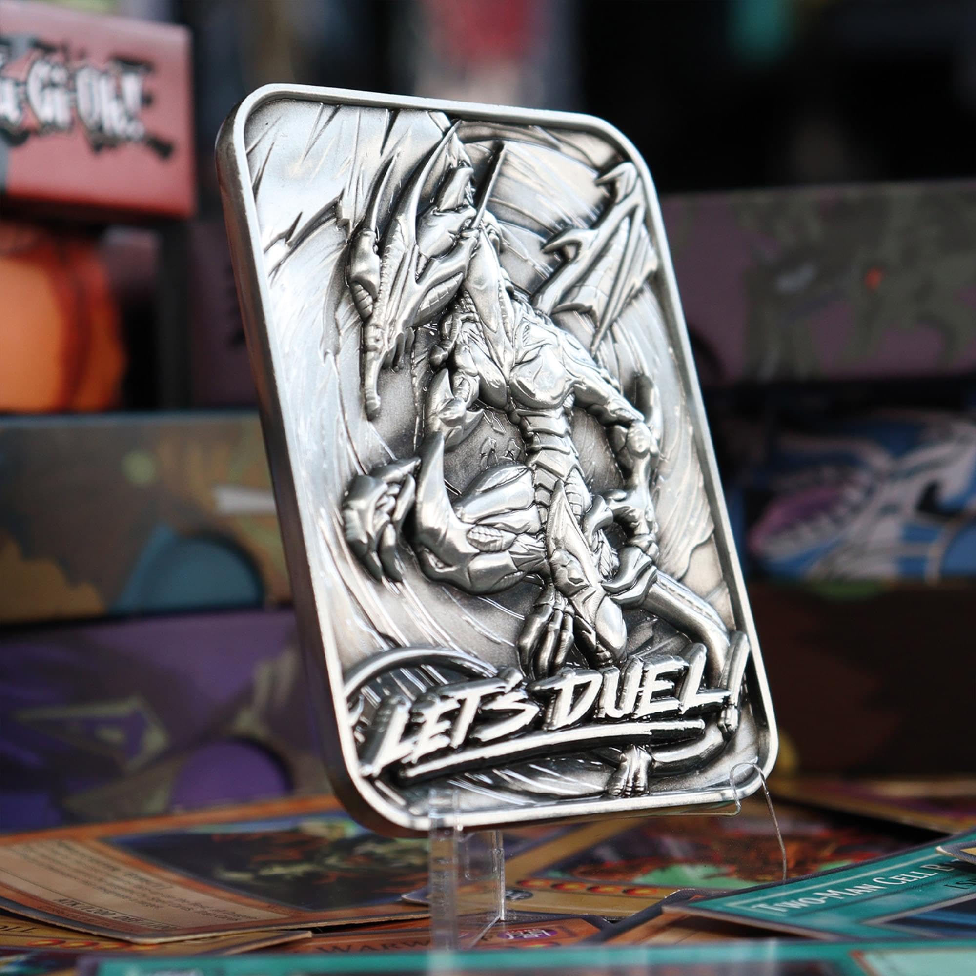 Amazon.com: Yu-Gi-Oh! Stardust Dragon Limited Edition Embossed Metal Card :  Toys & Games