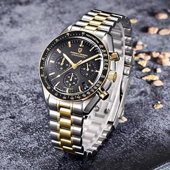 Pagani Design 1701 V6 Moon Wristwatch Men's Quartz Chronograph Watches Japan VK63 Movement Stainless Steel Waterproof Sports Watch