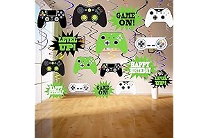 Video Game Decorations: Level Up Your Party Game With 48 Pcs of Electrifying Decorations