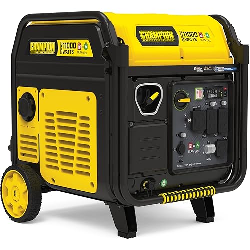 Champion Power Equipment 11,000-Watt Electric Start Dual Fuel Home Backup Portable Inverter Generator with Quiet Technology and CO Shield