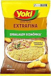 Batata Palha Frita Extrafina Yoki Pacote 375g Embalagem Econômica