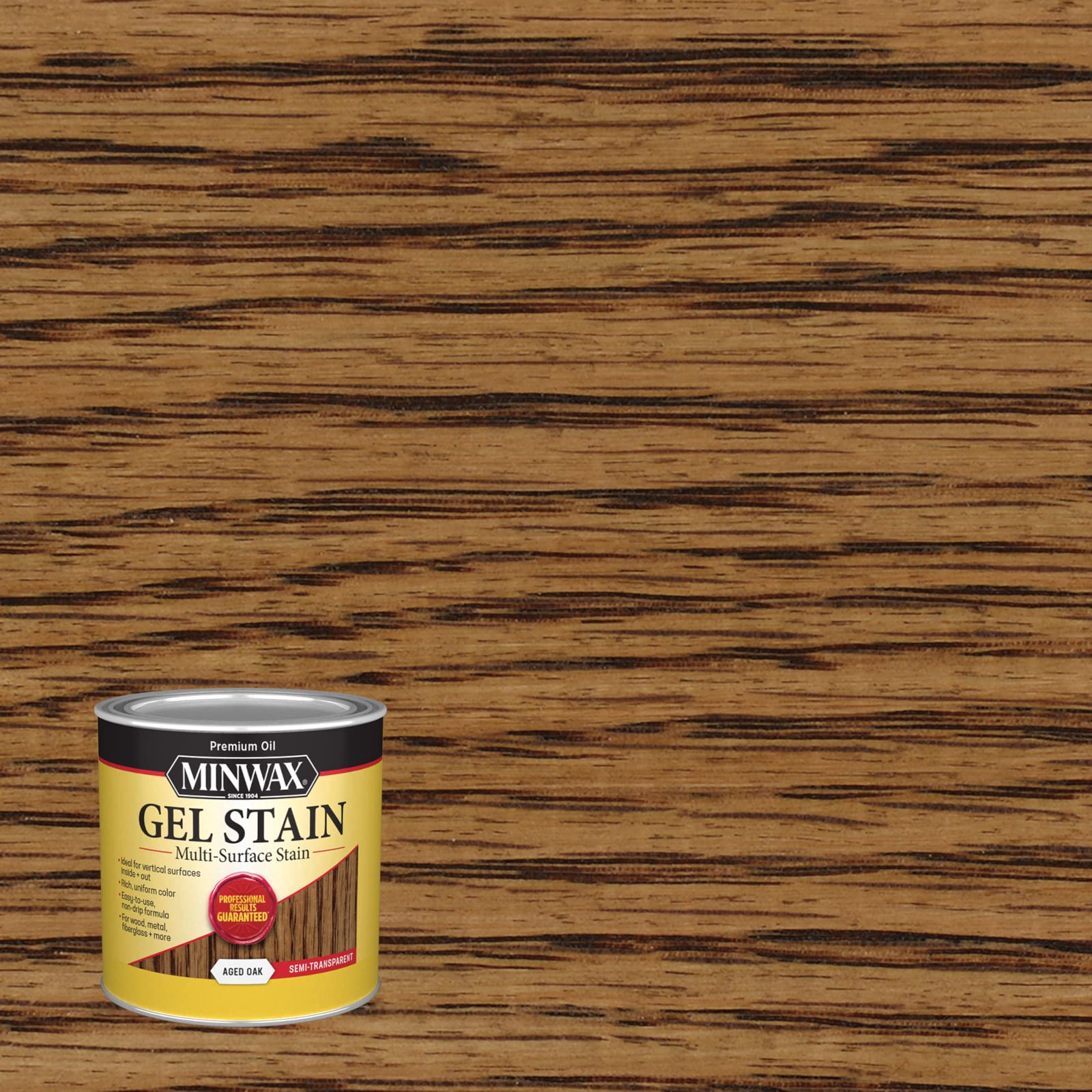 1/2 pt Minwax 26020 Aged Oak Gel Stain Interior/Exterior Gel Stain Buy