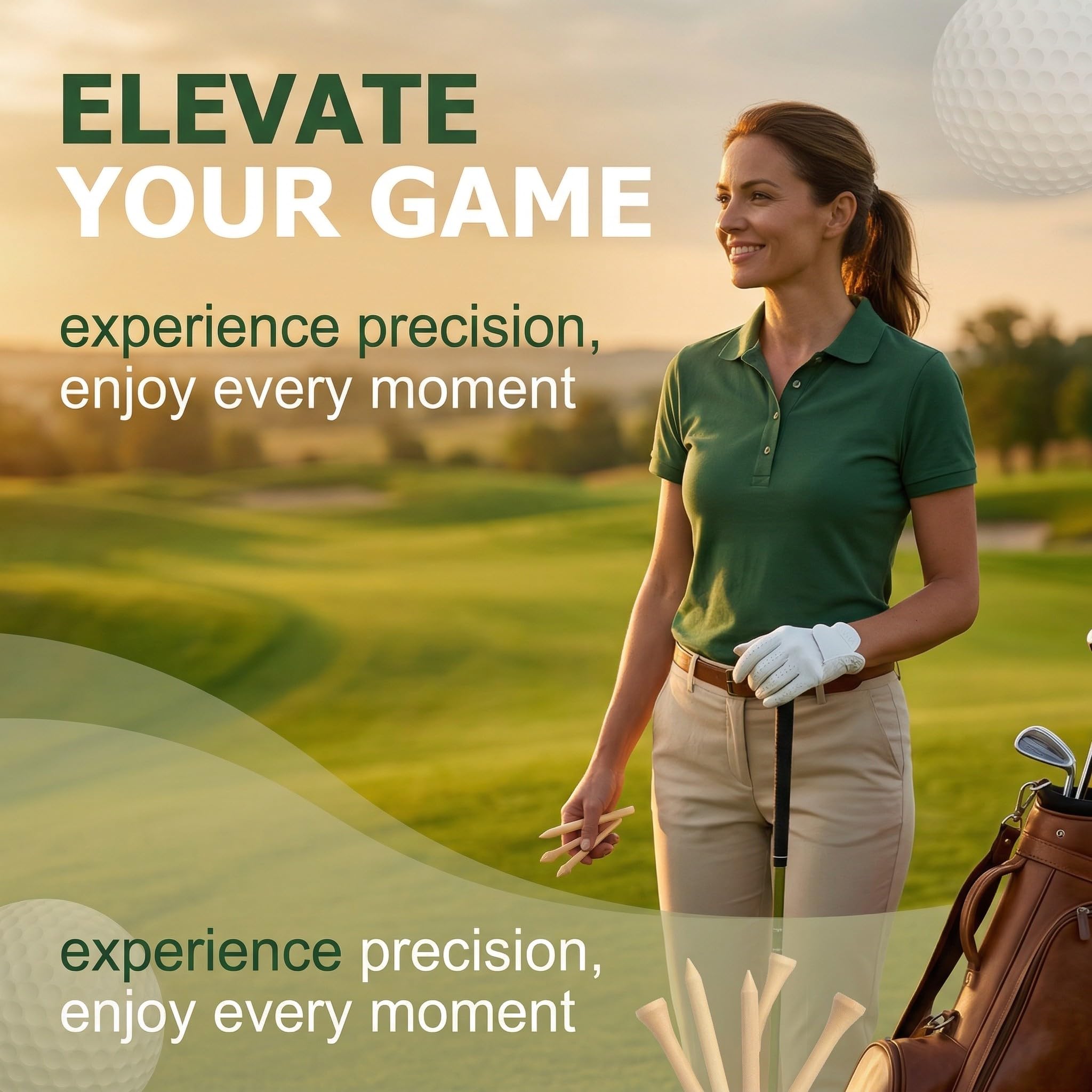 60 Pezzi Tee da Golf in Legno 5 Altezze Diverse (83mm-35mm), Accessori Golf Ecologici e Biodegradabili, Confezione Mista per Allenamento e Partita, Colore Naturale