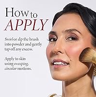 Vista 110 de LAURA GELLER NEW YORK - Brocha de sombra de ojos, mango de madera negra