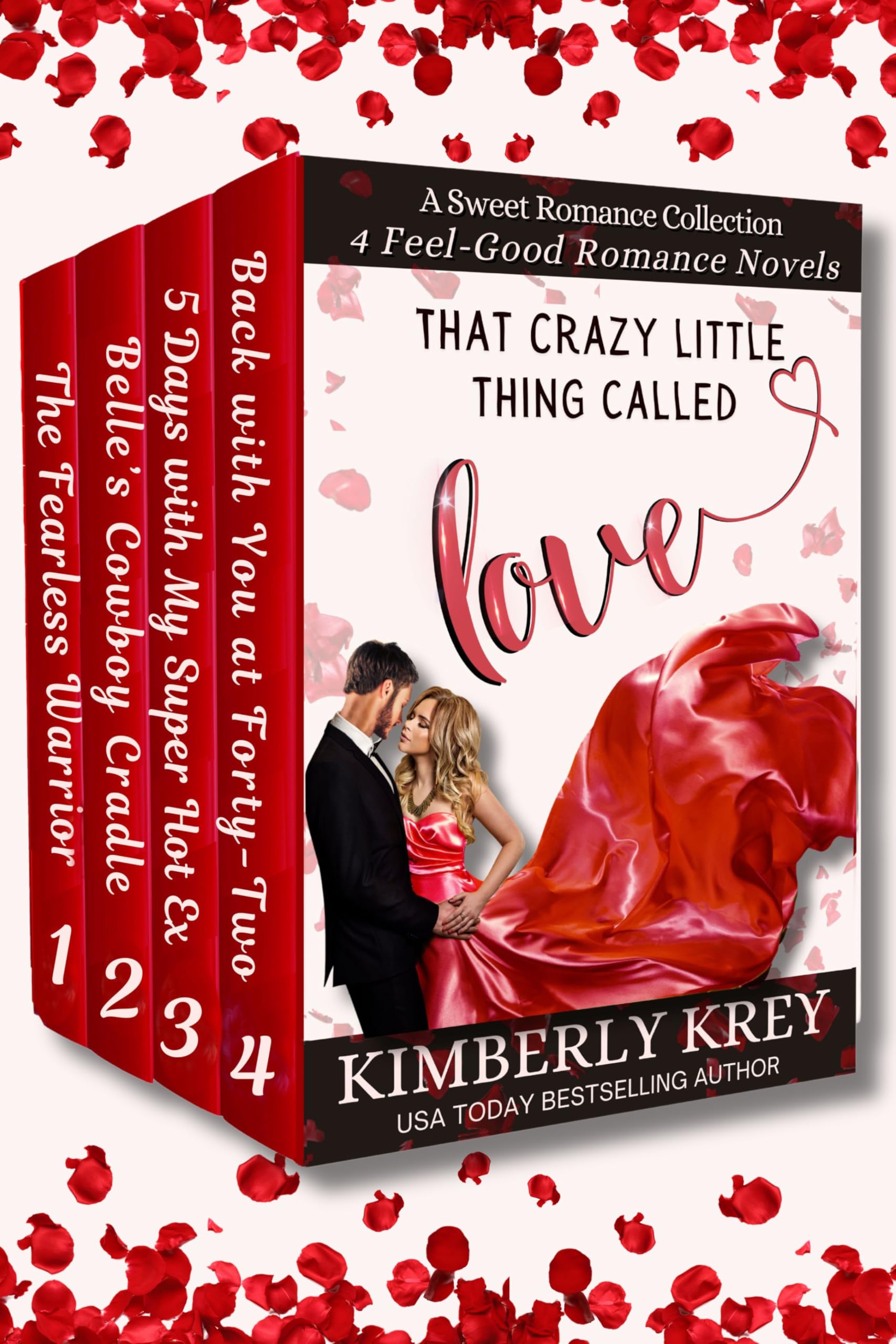 That Crazy Little Thing Called Love: A 4-Book Feel-Good Sweet Romance Collection (Billionaire & or Cowboy Collections by Kimberly Krey)
