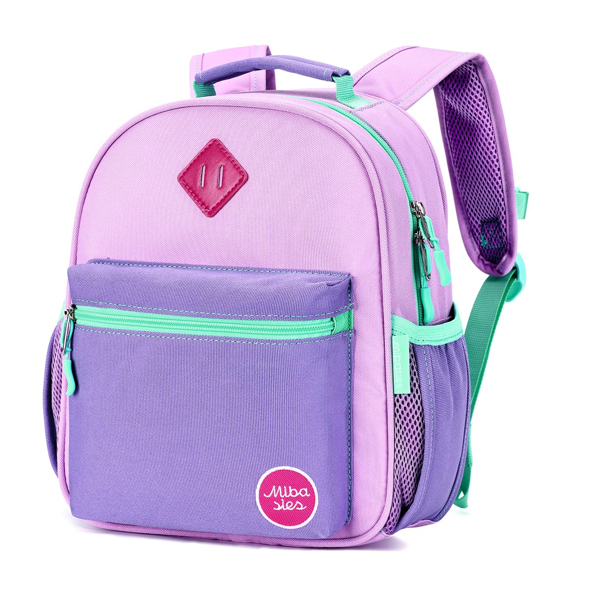 mibasies Kids Backpack for Girls and Boys, Toddler School Backpack for Preschool Kindergarten Elementary