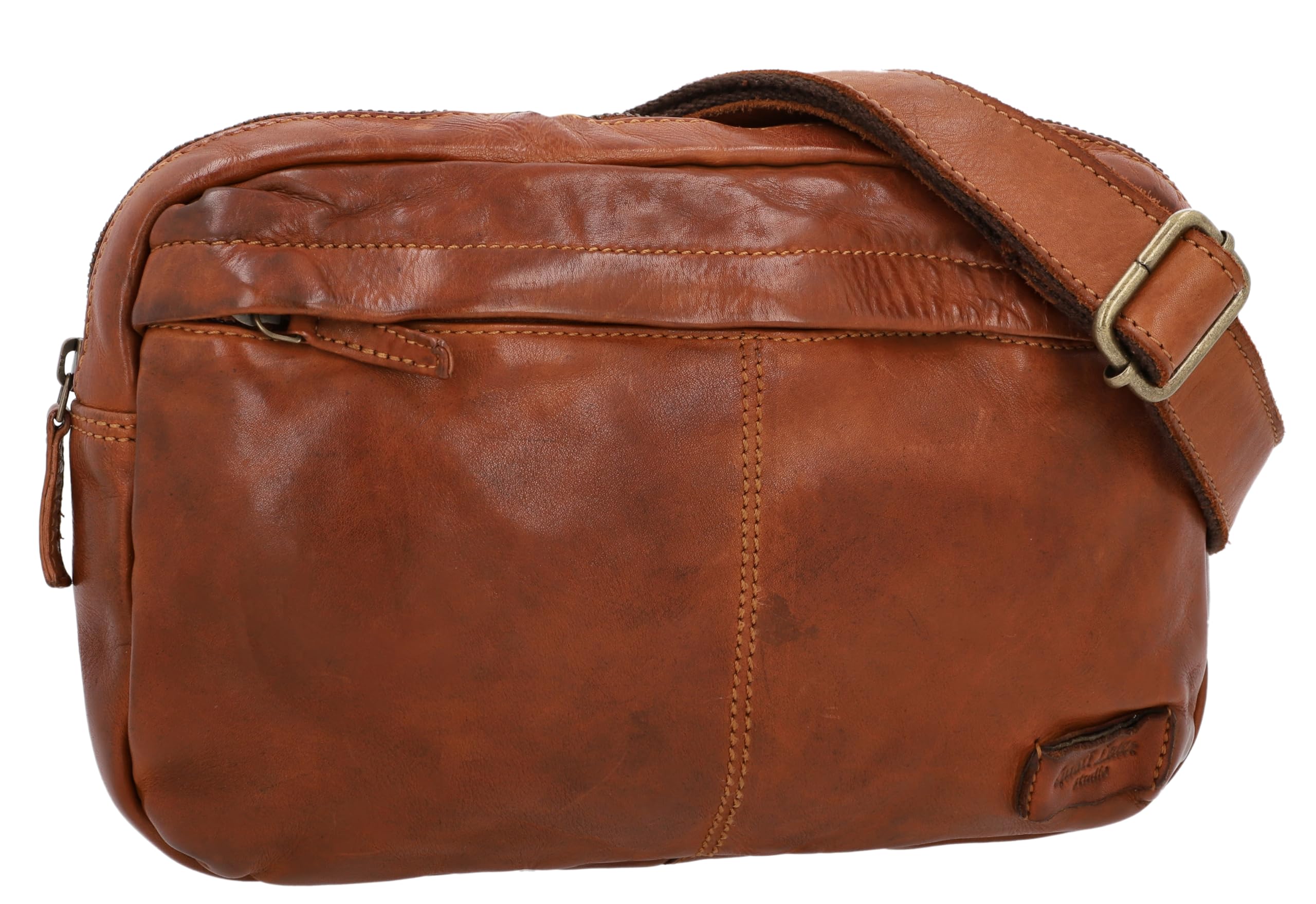 Gusti Bolso bandolera de piel Amara Bolso de mano de cuero marrón vintage cuero, marrón