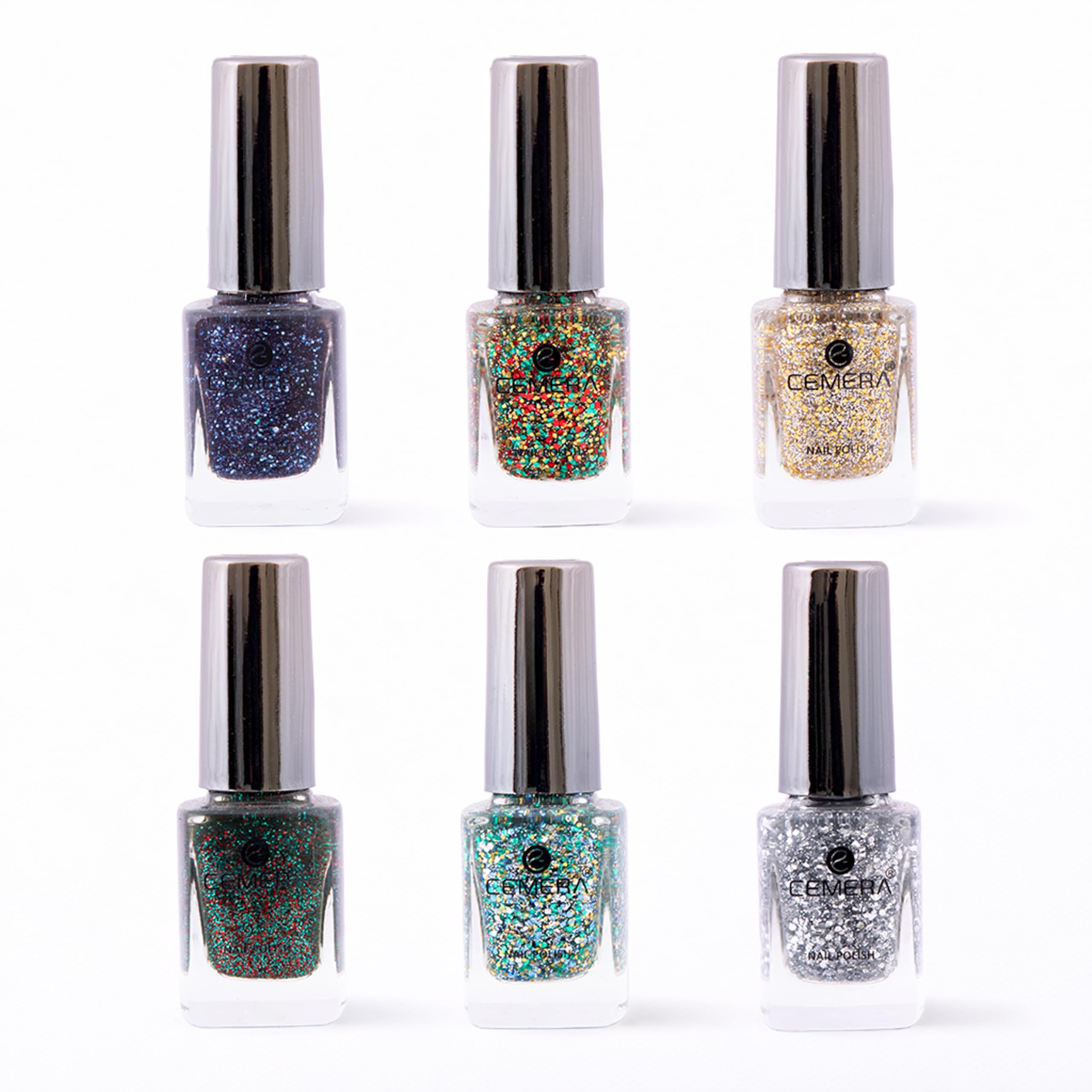 GRACE Nail Polish Combo Pack of 6 (10 ml Each) | High Pigment Quick Dry Long Lasting Salon Finish-image-14