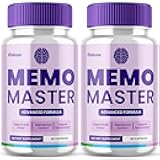 (2 Pack) Memo Master Capsules, MemoMaster Memory Pills Brain Supplement for Clarity Focus Support, Memo Mastery Premium Vitamin Blend Memory Loss Sharp Recall Advanced Formula Max Strength (120 Ct)