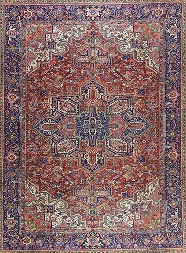 Fame Rugs Alfombras bohemias vintage para sala de estar, dormitorio, terracota roja burdeos, 4 pies 9 pulgadas x 6 pies 8 pulgadas