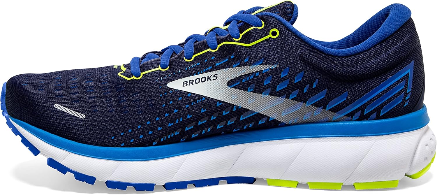 Brooks Men's Ghost 13 Neutral Running Shoe 8 Peacoat/Indigo/Nightlife