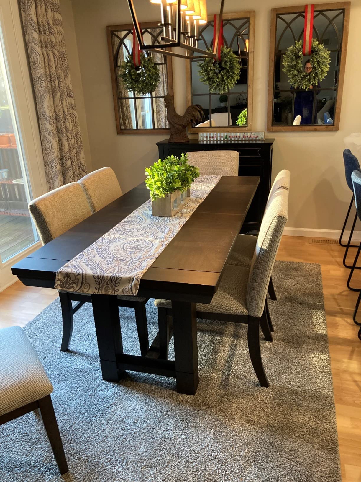 67/mo Finance Signature Design by Ashley Sommerford Farmhouse Reclaimed Pine Wood Dining