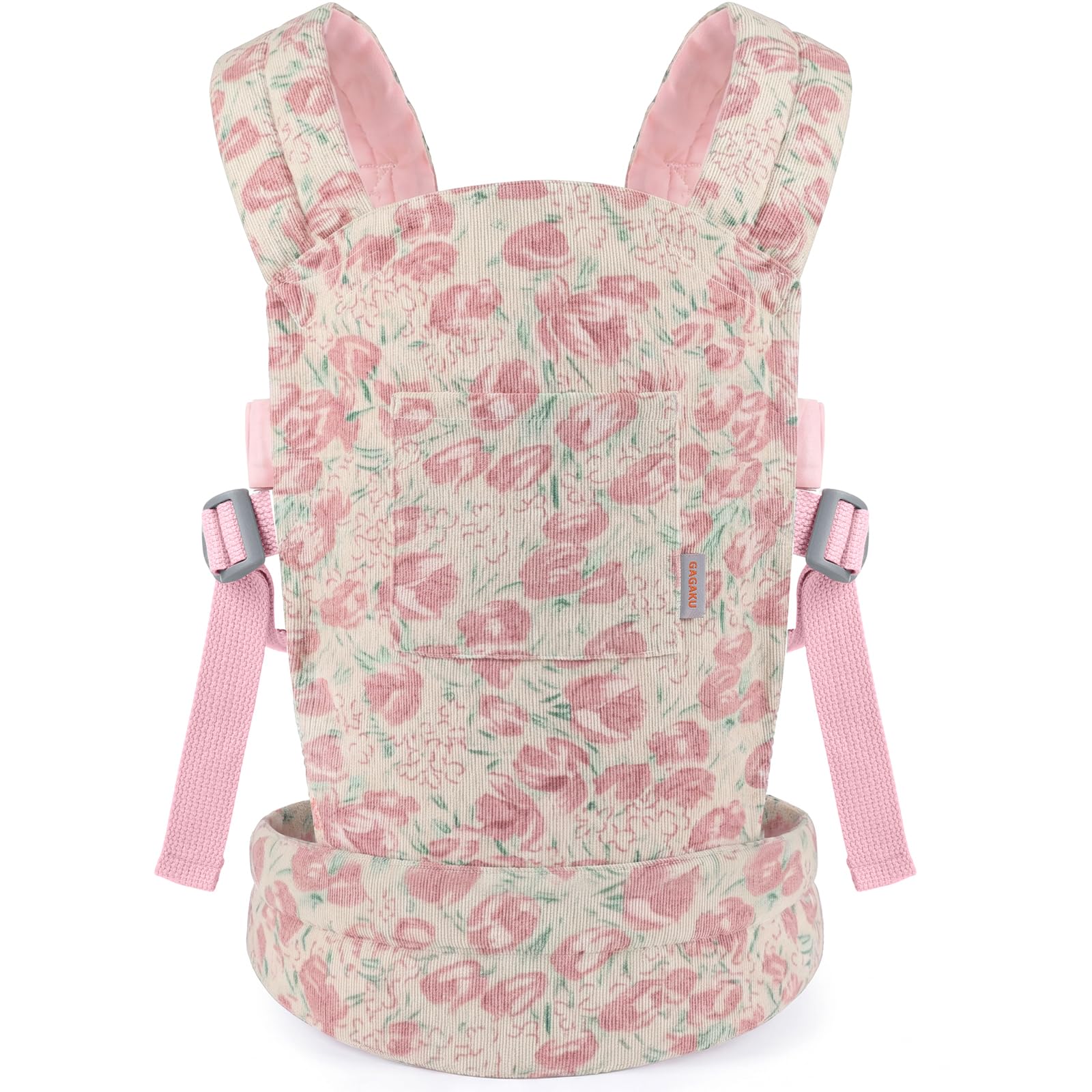 Corduroy Baby Doll Carrier with Adjustable Straps