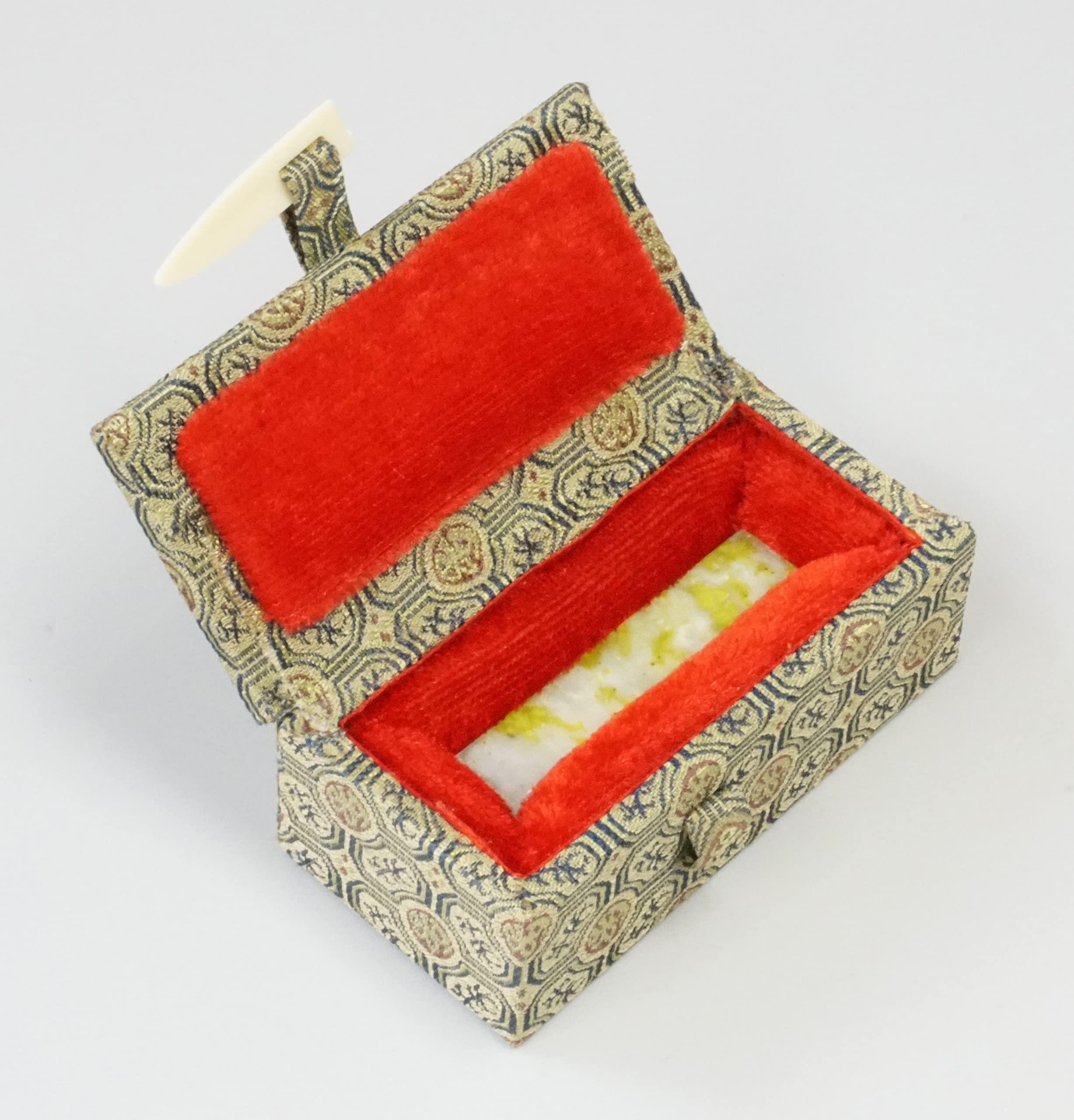 Amazon | 弘梅堂 篆刻 印箱 印鑑ケース 小（8～12mm×50mm）布貼