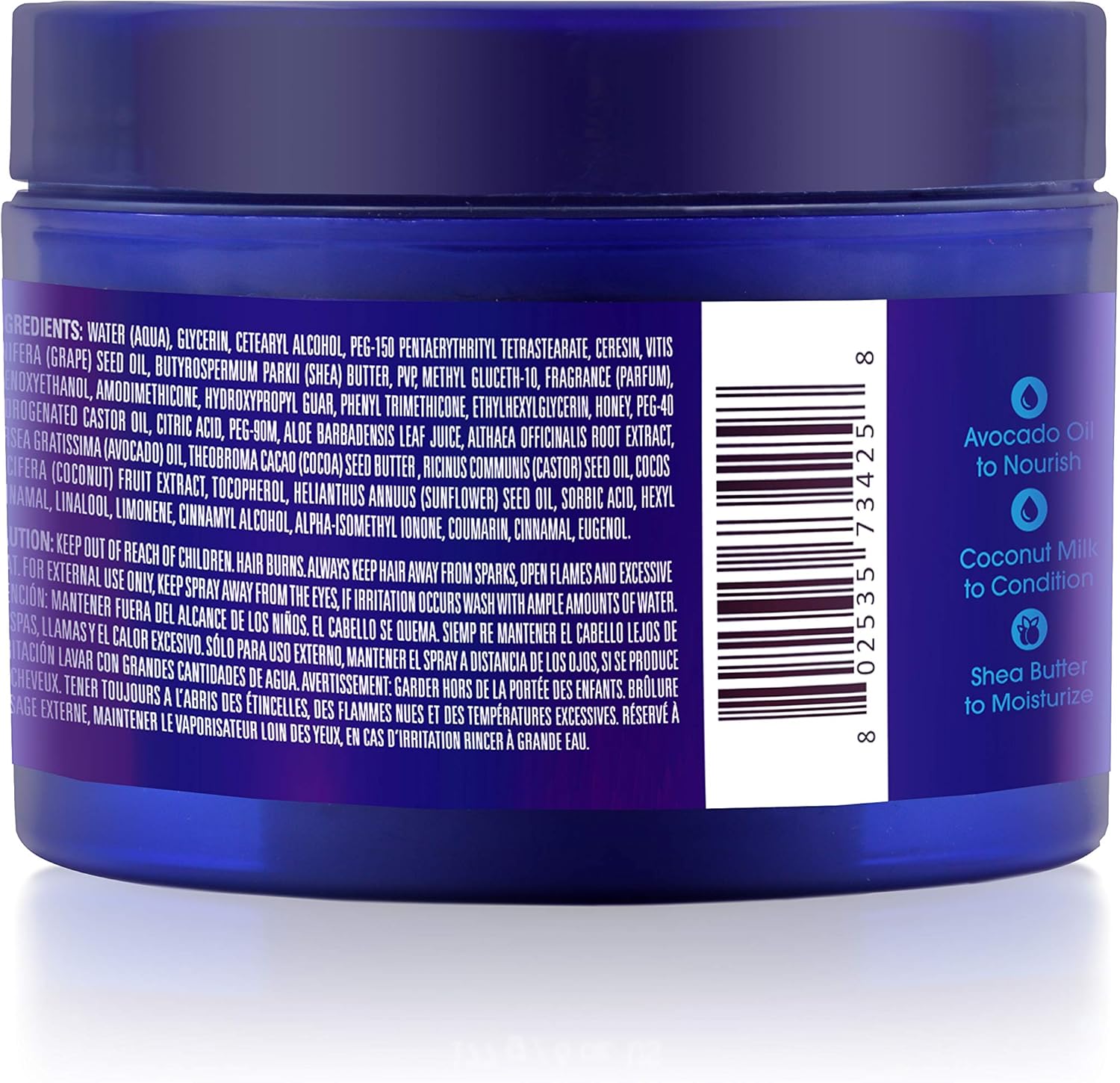 Afro Sheen Slick Back Cream Styler. Contains Shea Butter to smooth & holds. 6 Oz.