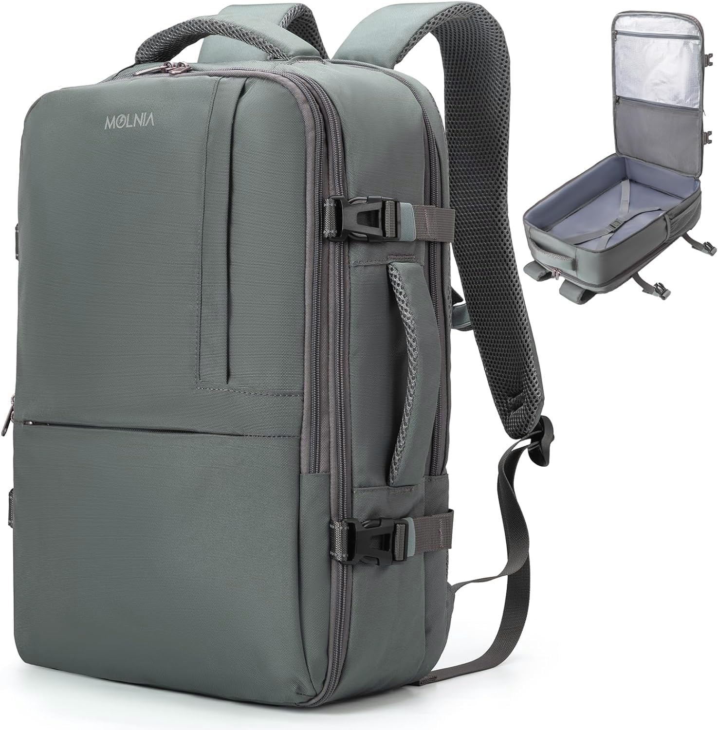 Evmyo Large Travel Backpack for Women Airplanes Approved 17