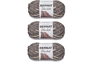 Soft and Sumptuous Silver Steel Bernet Blanket Yarn