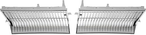 Miniatura 4 de KUAFU Juego de parrilla compatible con Oldsmobile Cutlass Supreme Calais Salon 1981-1986 modelos de 2 puertas, panel frontal para radiador, juego de