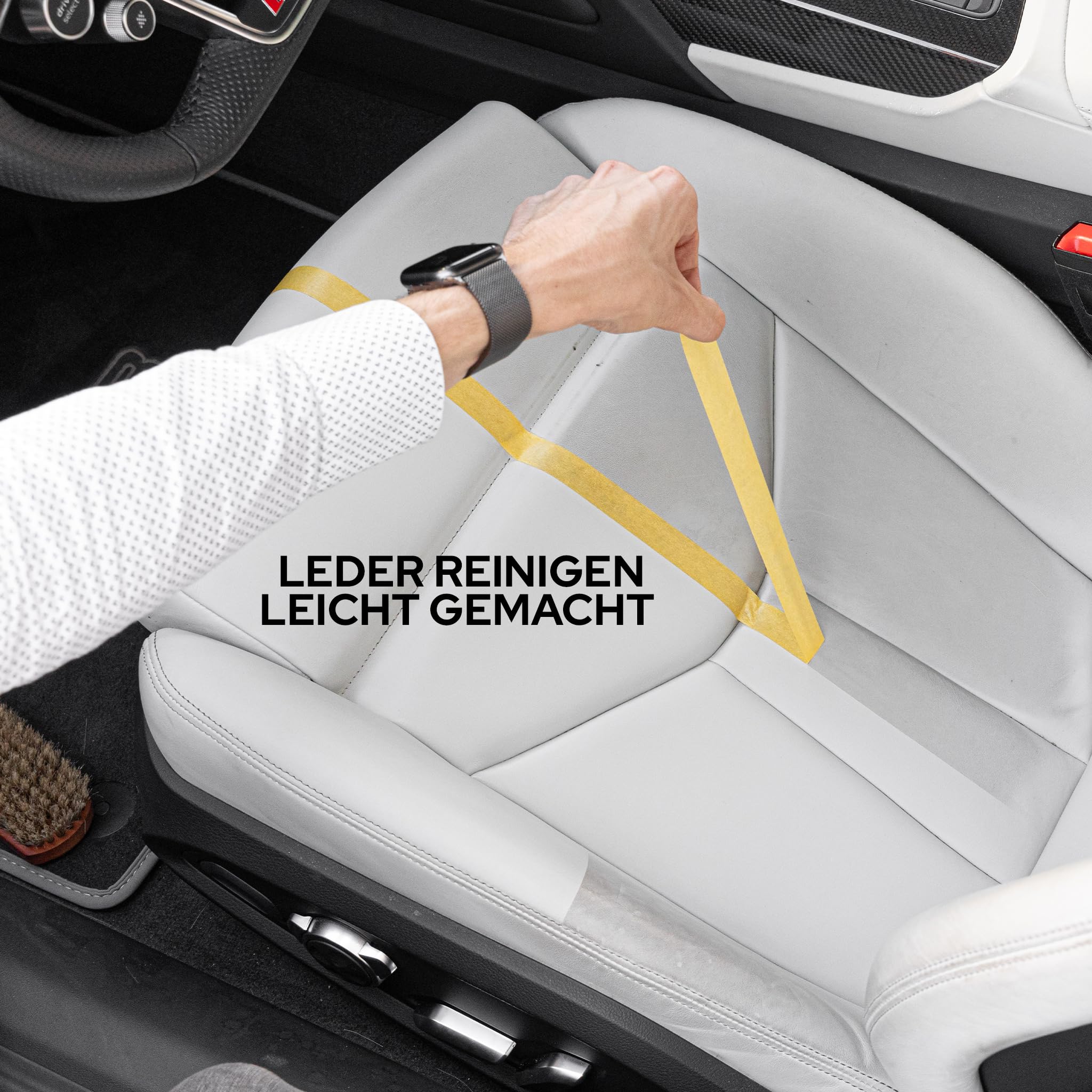 KULT Premium Lederreiniger & Lederpflege Set